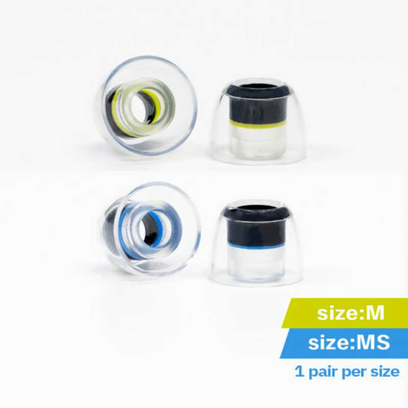 日本ディックス　イヤーピース M/MSセット 各1ペア Pentaconn COREIR -ペンタコンコレイル- AL ALLOY　..