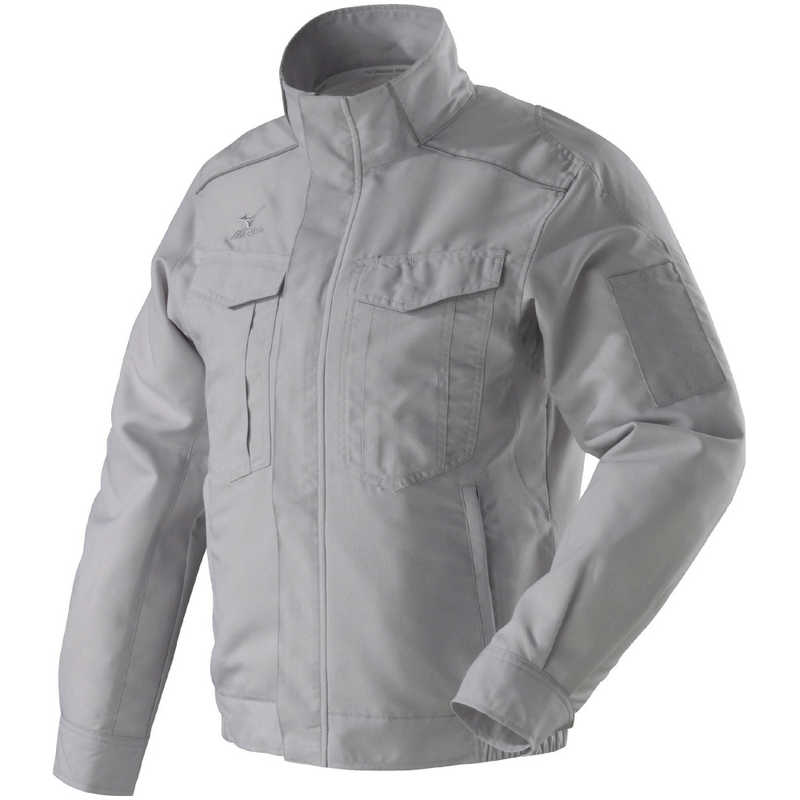 ミズノ　ワークジャケット(春夏素材)［ユニセックス］ 4XL-8 04：ベイパーシルバー　C2JE818204