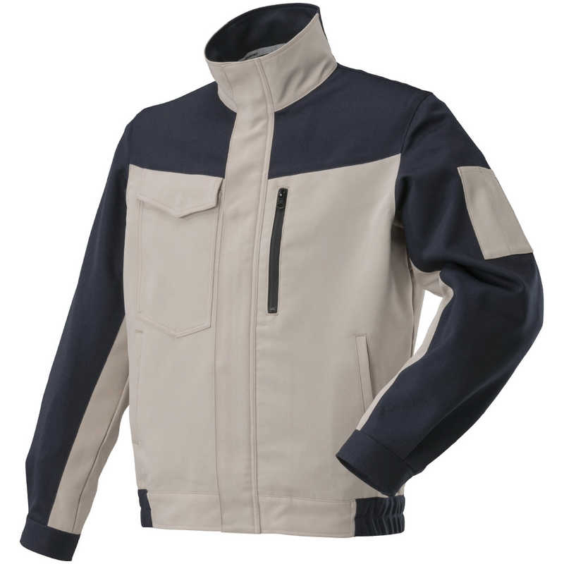 ミズノ　ワークジャケット(通年向け) ［ユニセックス］ 4XL-8 89：ネイビー×ベージュ　F2JEA18689(4)