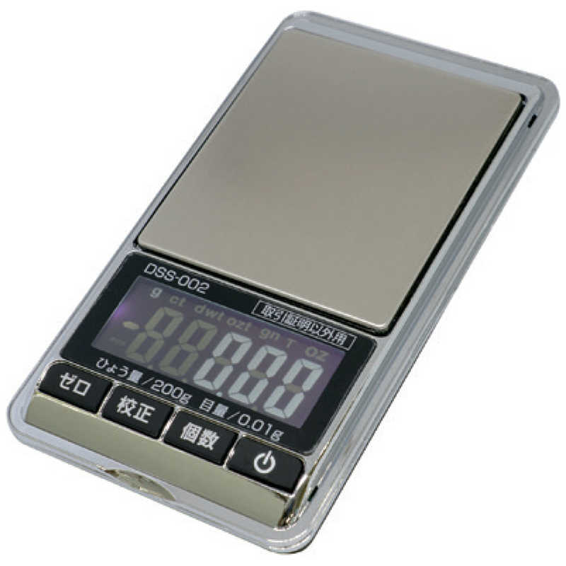 高森コーキ　デジタルはかり Slim 200g　DSS-002