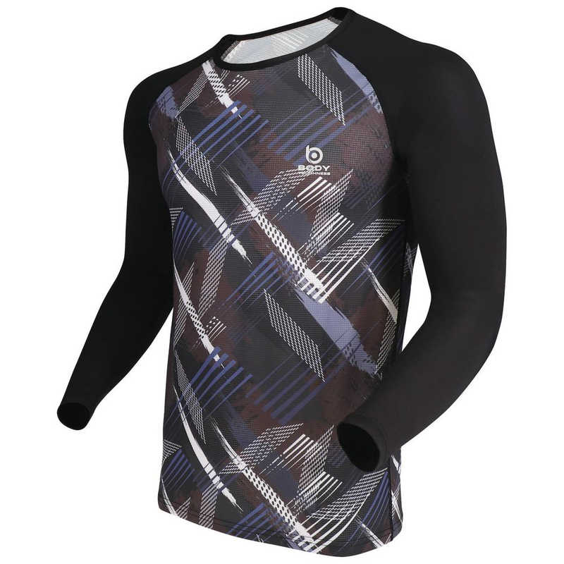 おたふく手袋　BTクールメッシュ ロングスリーブ クルーネックシャツ スラッシュグレー S　JW606