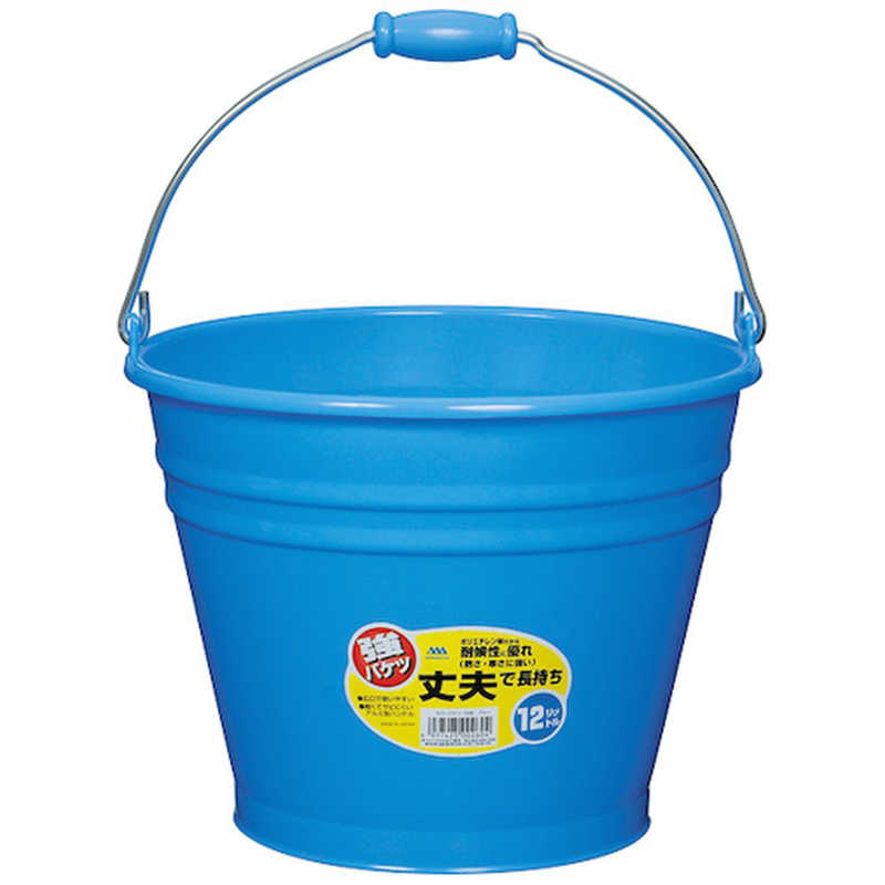 ヒマラヤ化学工業所　ヒマラヤ化学 カラーバケツ 6015 12型 ブルー 325パイ×247 00　2604