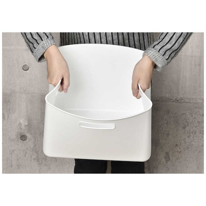 ヒマラヤ化学工業所　ヒマラヤ化学 1388 やわらかBOXワイド浅型 ダークグレー 364×259×120　138853