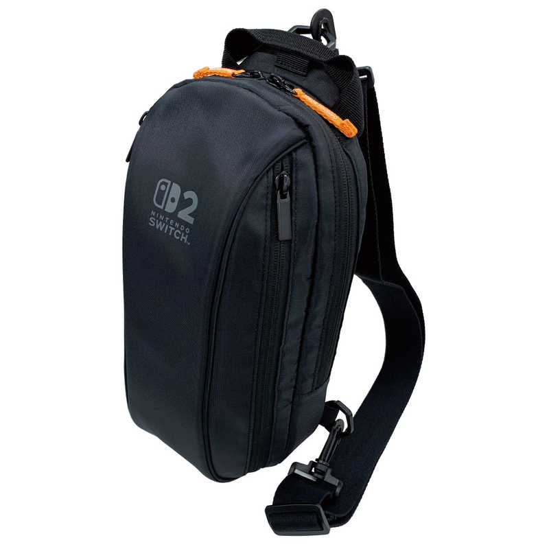 キーズファクトリー　アクティブボディバッグ for Nintendo Switch 2 ブラック　WAB-001-1