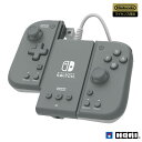 HORI グリップコントローラーFit アタッチメントセット for Nintendo Switch / PC チャコールグレー NSW-426