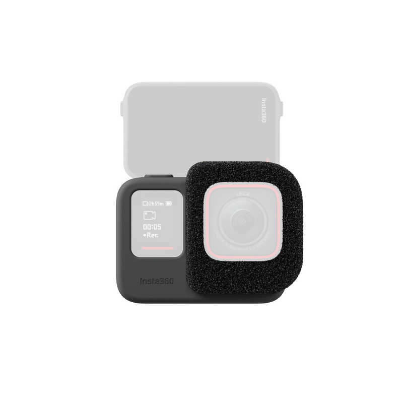 INSTA360　Ace Pro マイク風防カバー ブラック　CINSBAJP