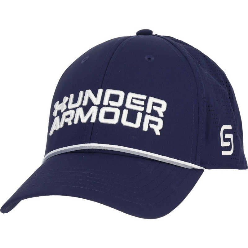 アンダーアーマー　メンズ UA ジョーダン・スピースドライブロープスナップバックキャップ Midnight Navy/White 【返品交換不可】　1389912_25FW