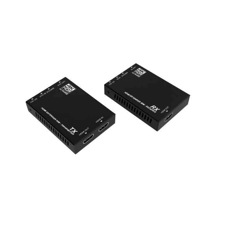 テック　HDMI EXTENDER 50M LANケーブル 1本で最大50mまで延長　TEHDMIEX50-4K60