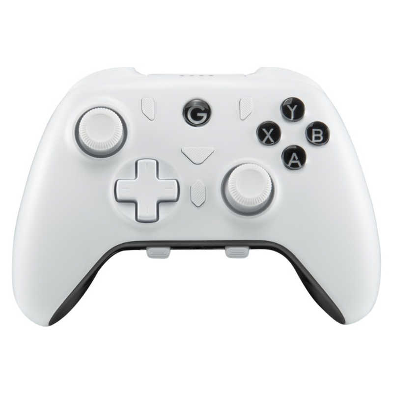 GRAPHT　ゲームパッド クイックカスタムゲームパッド ［Bluetooth・USB / Windows・Android・iOS / 22ボタン］　GRT067-WHT-ONE
