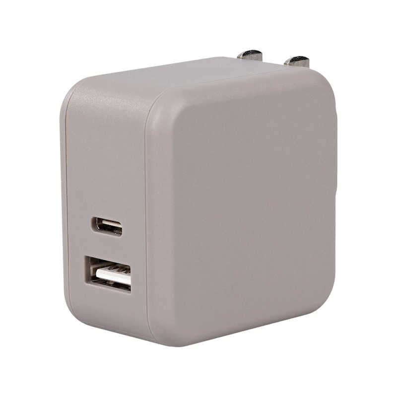 MOTTERUPower Delivery35Wб USB-C1ݡȡUSB-A1ݡ ׺32W ACŴ 2ǯݾ ƥ졼塡MOT-ACPD35WU1-GY