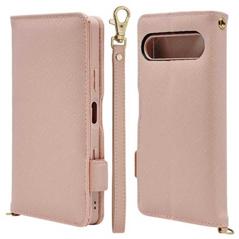 ラスタバナナ Xperia 10VII ハンドストラップ付き手帳型ケース LPK 9232XP107BHSLPK