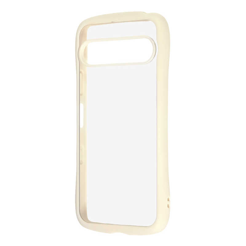 レイアウト Xperia 10 VII / Puffull 耐衝撃 バンパー ハイブリッドケース / ミルクホワイト RT-RXP10M7CMD1/MLW