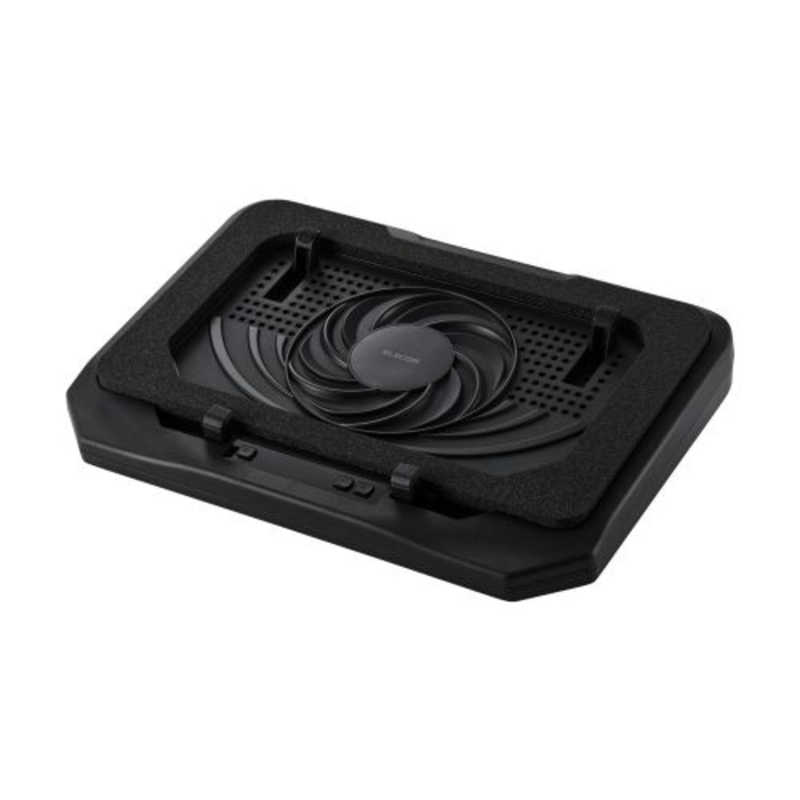 エレコム　ELECOM　冷却台 置き台 密閉タイプ 3段階高さ調整 18段階風量調整 〜18インチ対 ...