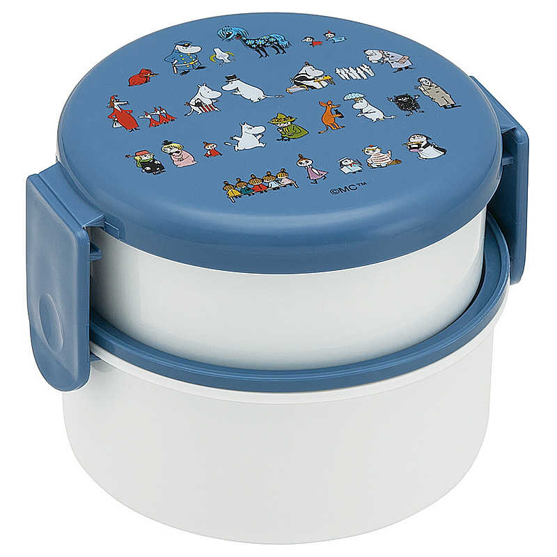 登场人物 - スケーター　ムーミン80 丸型弁当箱2段500ml　ONWR1