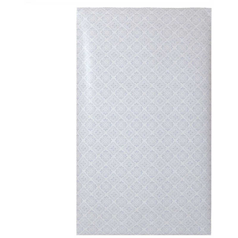 明和グラビア　テーブルデコレーション 貼ってはがせる 90cm×150cm テーブルクロス 木目調 タイル柄 撥水加工 ビニール パターンタイル　メイワVTD-パターンタイルブル