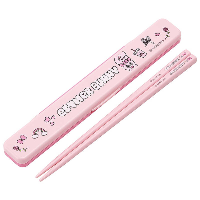 スケーター　エスターバニー 音の鳴らない箸箱セット18cm　ABC3