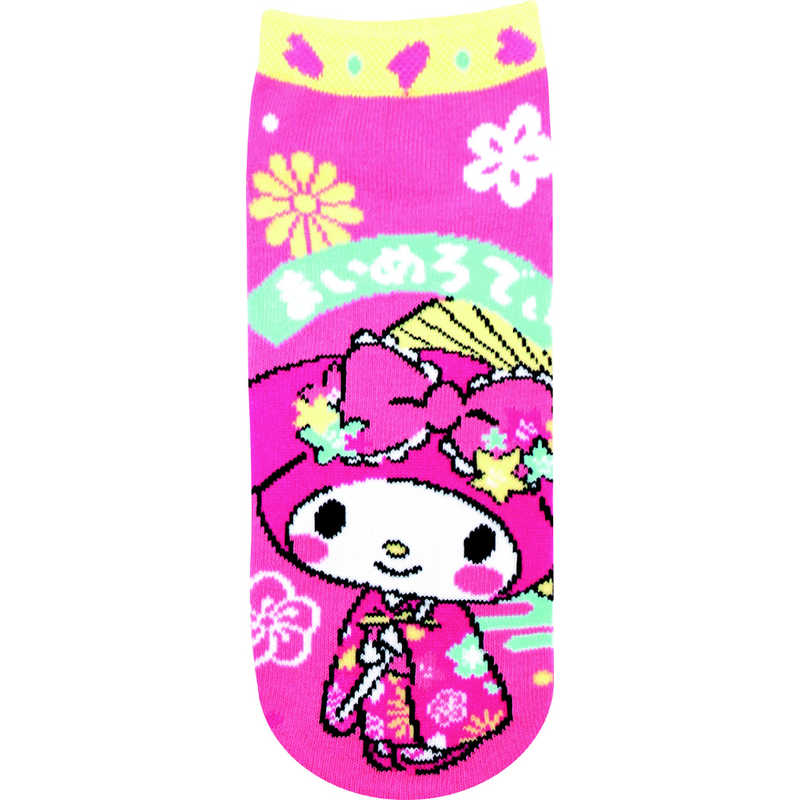 ジェイズプランニング　ソックス 和柄シリーズ マイメロディ 花日和 マイメロディ 花日和