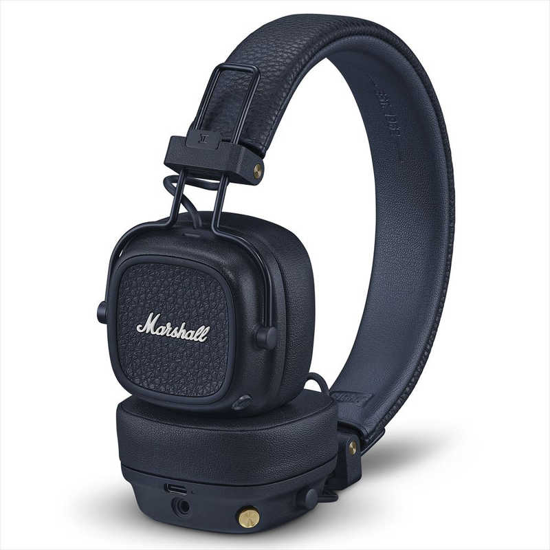 MARSHALL ブルートゥースヘッドホン Major V ［Bluetooth対応 / φ3.5mm ミニプラグ］ ミッドナイト・ブルー MAJOR5MIDNIGHTBLUE