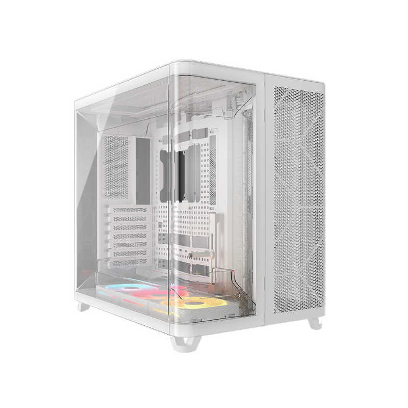 コルセア　CORSAIR　AIR 5400 LX-R iCUE LINK Tempered Glass Mid-Tower White　CC-9011321-WW