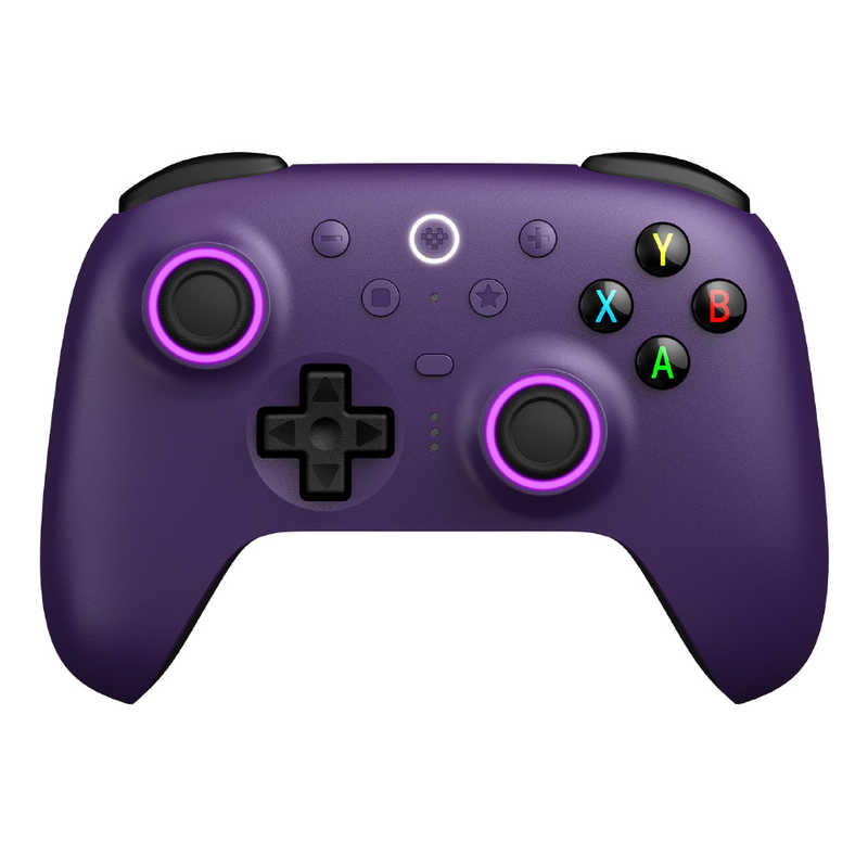 8BITDO　無線・有線接続 ゲーミングコントローラー Windows PC/MacOS/Android/iOS対応 パープル Purple　8BitDo Ultimate 2 Wireless Purple