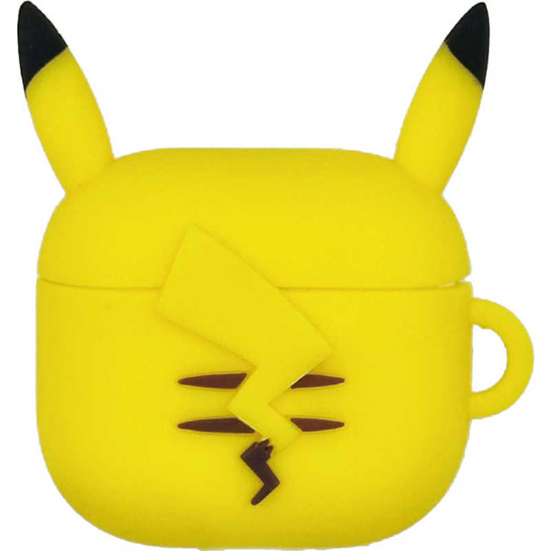 グルマンディーズ　AirPods4 シリコンケース ポケットモンスター ピカチュウ　POKE-973A