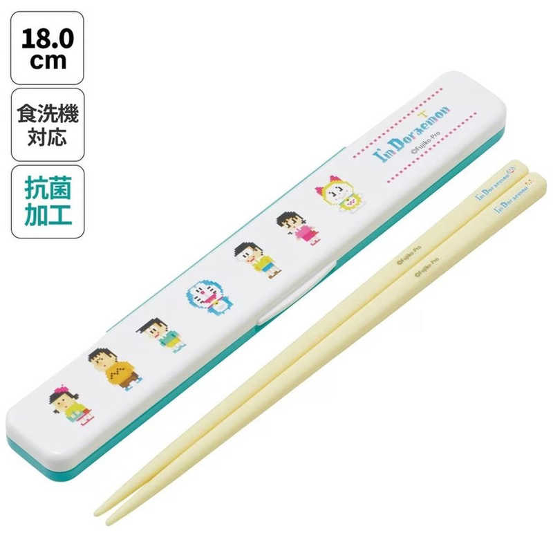 【商品解説】防音クッション付きなので、『カチャカチャ』音が鳴りにくいケースです!クッションがしっかりハシを押さえ、上下左右に揺れないので音が鳴りません。食洗機、乾燥機OK！【商品サイズ（約）】ケースサイズ： 190×31×13mm箸の長さ： 18cm総重量： 40g【品質表示】フタ： AS樹脂／耐熱温度100度本体： ABS樹脂／耐熱温度100度箸： メタクリル樹脂／耐熱温度100度クッション： シリコーンゴム／耐熱温度140度使用抗菌剤の種類： 無機抗菌剤加工方法： 練込加工部位： 全体SIAAマークはISO22196法により評価された結果に基づき、抗菌製品技術協議会ガイドラインで品質管理・情報公開された製品に表示されてます。※すべての細菌の増殖を抑制するものではありません【スペック】●型式：ABC3AG（ABC3AG）●JANコード：4973307688928この商品は宅配便でお届けする商品です出荷可能日から最短日時でお届けします。※出荷完了次第メールをお送りします。配送サービス提供エリアを調べることができます「エリア検索」をクリックして、表示された画面にお届け先の郵便番号7桁を入力してください。ご購入可能エリア検索お買い上げ合計3,980円以上で送料無料となります。※3,980円未満の場合は、一律550円（税込）となります。●出荷可能日から最短日時でお届けします。（日時指定は出来ません。）　※お届け時に不在だった場合は、「ご不在連絡票」が投函されます。　「ご不在連絡票」に記載された宅配業者の連絡先へ、再配達のご依頼をお願いいたします。●お届けは玄関先までとなります。●宅配便でお届けする商品をご購入の場合、不用品リサイクル回収はお受けしておりません。●全て揃い次第の出荷となりますので、2種類以上、または2個以上でのご注文の場合、出荷が遅れる場合があります。詳細はこちら■商品のお届けについて商品の到着日については、出荷完了メール内のリンク（宅配業者お荷物お問い合わせサービス）にてご確認ください。詳しいお届け目安を確認する1度の注文で複数の配送先にお届けすることは出来ません。※注文時に「複数の送付先に送る」で2箇所以上への配送先を設定した場合、すべてキャンセルとさせていただきます。