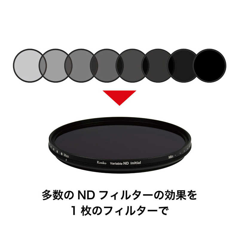 ケンコー　67mm バリアブル ND Initial N　VARIABLENDINITIAL67