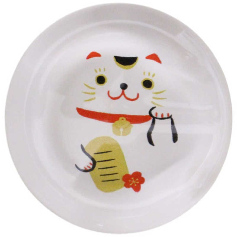 たつみや　アクリル箸置き 白まねきねこ　57109