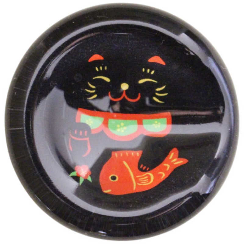 たつみや　アクリル箸置き 黒まねきねこ　57110
