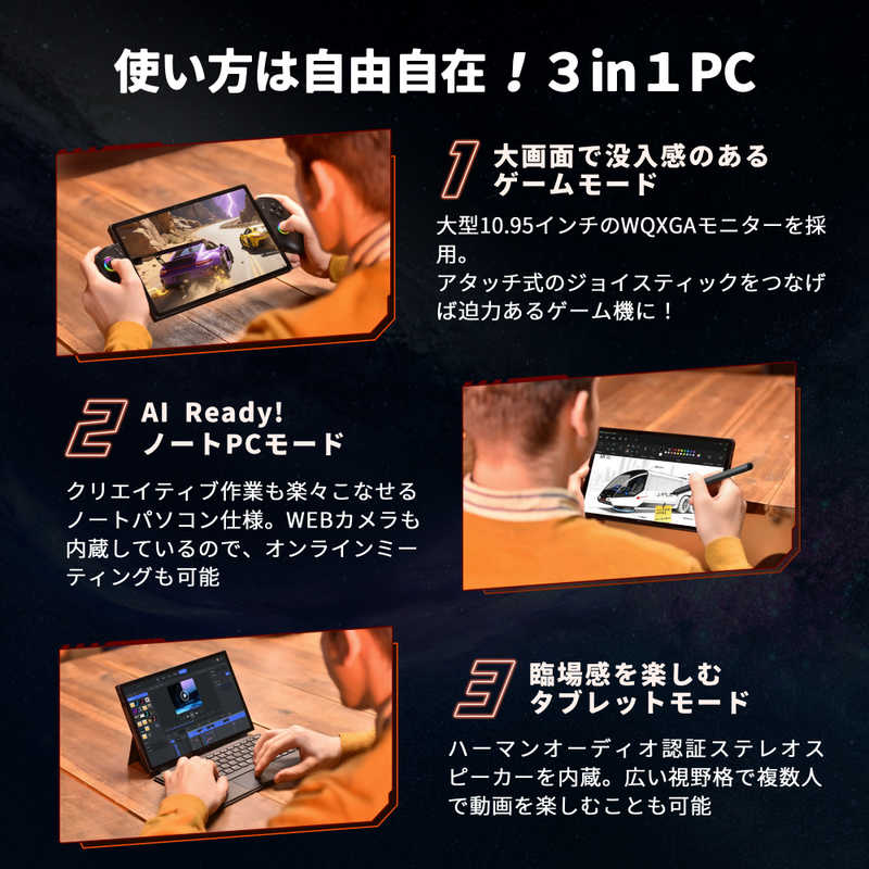 One-Netbook One XPlayer X1 Air 画像2