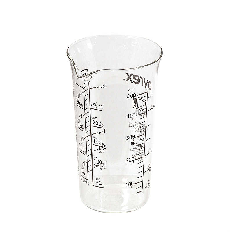 パール金属　PYREX Blowメジャーカップ500(ブラック)　CP-8660