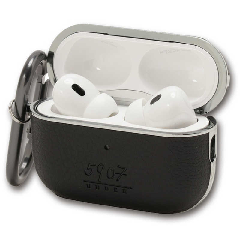 アンダー　AirPodsPro3ケース レザー調 ブラック　AP-C22