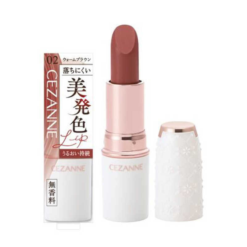 乐天商城 - セザンヌ　CEZANNE (セザンヌ) ラスティングステイリップカラー 02 ウォームブラウン (4g)