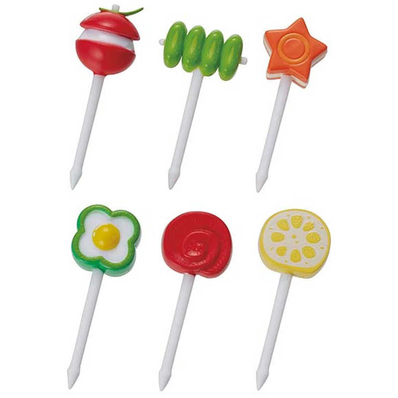 【商品解説】●野菜柄のお弁当用ピックです。●ミートボールやミニトマトなどにさせば、楽しいお弁当のできあがりです。●お子様のお弁当や、ホームパーティーなどでお使いいただけます。●デザートにさして使うのもおすすめです。【スペック】●型式：P3592（P3592）●JANコード：4904705168026この商品は宅配便でお届けする商品です出荷可能日から最短日時でお届けします。※出荷完了次第メールをお送りします。配送サービス提供エリアを調べることができます「エリア検索」をクリックして、表示された画面にお届け先の郵便番号7桁を入力してください。ご購入可能エリア検索お買い上げ合計3,980円以上で送料無料となります。※3,980円未満の場合は、一律550円（税込）となります。●出荷可能日から最短日時でお届けします。（日時指定は出来ません。）　※お届け時に不在だった場合は、「ご不在連絡票」が投函されます。　「ご不在連絡票」に記載された宅配業者の連絡先へ、再配達のご依頼をお願いいたします。●お届けは玄関先までとなります。●宅配便でお届けする商品をご購入の場合、不用品リサイクル回収はお受けしておりません。●全て揃い次第の出荷となりますので、2種類以上、または2個以上でのご注文の場合、出荷が遅れる場合があります。詳細はこちら■商品のお届けについて商品の到着日については、出荷完了メール内のリンク（宅配業者お荷物お問い合わせサービス）にてご確認ください。詳しいお届け目安を確認する1度の注文で複数の配送先にお届けすることは出来ません。※注文時に「複数の送付先に送る」で2箇所以上への配送先を設定した場合、すべてキャンセルとさせていただきます。