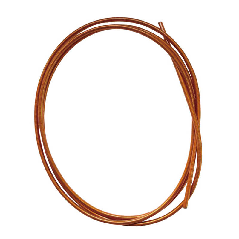 日泉ケーブル　ステンレスブレーキアウター 5mm×2m ヘッダ付 ピュアオレンジ　160558