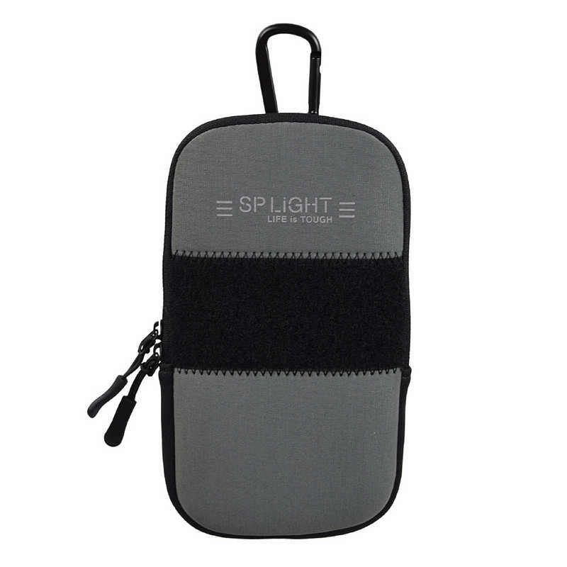 エツミ　SP Lightポーチ Type3 Velcro design グレー　E-3605