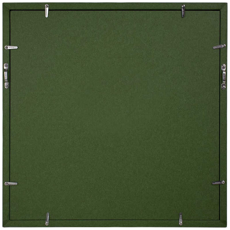 同志舎　木製額(正方形サイズ) 梅小紋 30角 金　ウメコモンG30X30