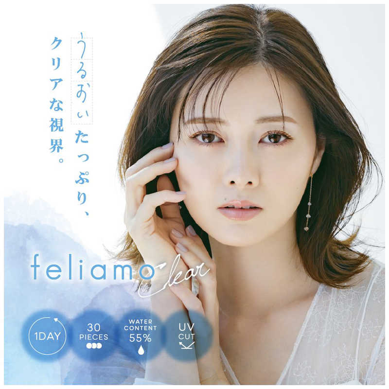 Pia　(度あり/-10.00) フェリアモクリア ワンデー (BC8.6/PWR-10.00/DIA14.2) 30枚入 カラコン