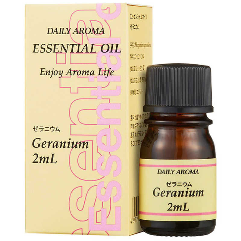 Essential Oil - デイリーアロマジャパン　エッセンシャルオイルミニ ゼラニウム 2ML デイリーアロマ　エッセンシャルオイルミニゼラニウム2M