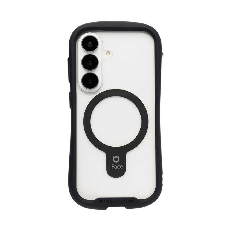 HAMEE　［Galaxy S26専用］iFace Reflection MagSynq 強化ガラスクリアケース ブラ...