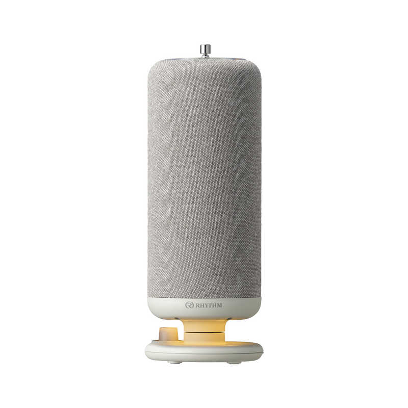 RHYTHM リズム　CRANKSPEAKER もしもの時も給電、くつろぎのラジオ付き ［防滴 / Bluetooth対応］ ライトグレー　9YYA50RH08 r-kojima-11706230 コジマ楽天市場店 サンプル画像3