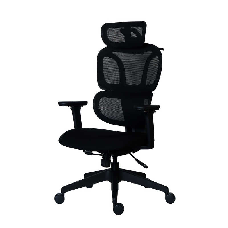 関家具　Contieaks ゲーミングチェア ホーネット メッシュ ソフトフィット座面 ブラック　477454