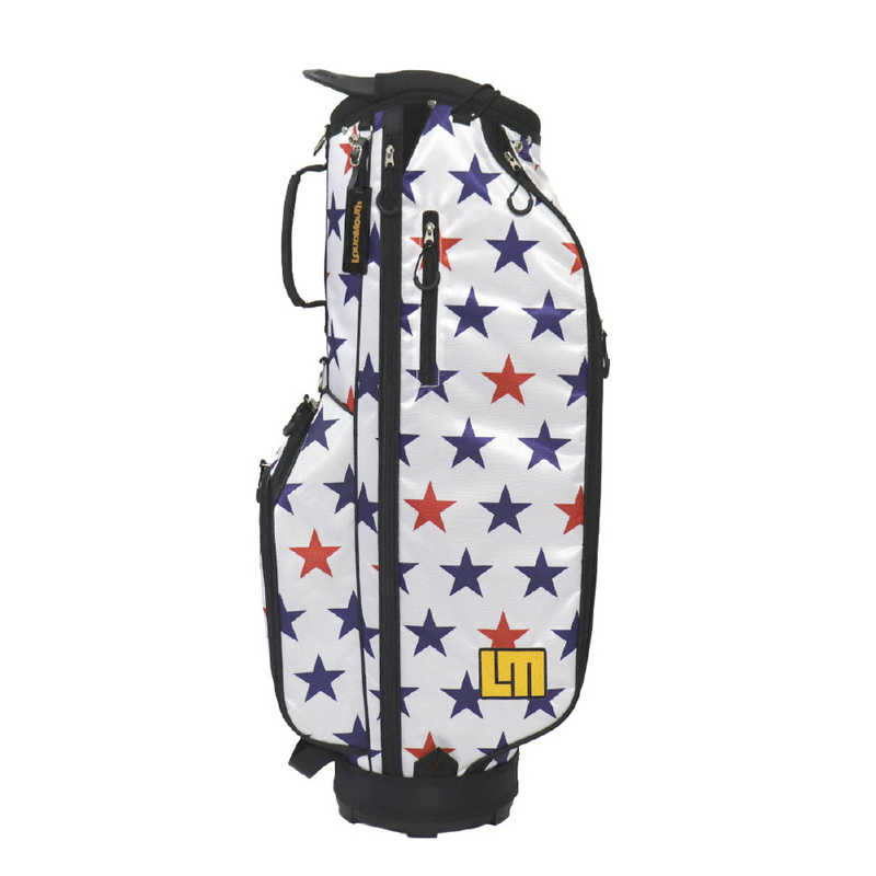ラウドマウスゴルフ　ゴルフ用品 8.5型カートバッグ LOUDMOUTH Superstar-White　8...