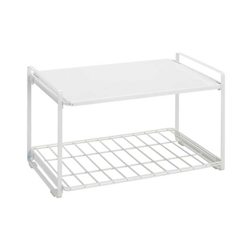 【商品解説】工具なしでサッと設置 工具不要で組み立て簡単！届いたその日から手軽に設置できます。 空きスペースを活かしてキッチンをスッキリ キッチンカウンターやレンジの上など、ちょっとした省スペースで使えます。 便利で使いやすい 収納スペースは約18cmあるので山型食パンも収納でき、便利で使いやすい。【スペック】●型式：TRH-W（TRH-W）●JANコード：4964806032145仕様1：【本体サイズ】(約)幅41.3×奥行26.5×高さ24.3cm【本体重量】約1.5kg【素材・材質】フレーム・棚板・上棚・下棚/スチール(エポキシ焼付塗装)、脚ゴム/シリコーンゴム仕様2：【商品詳細】●耐荷重：約5kg●工具不要この商品は宅配便でお届けする商品です出荷可能日から最短日時でお届けします。※出荷完了次第メールをお送りします。配送サービス提供エリアを調べることができます「エリア検索」をクリックして、表示された画面にお届け先の郵便番号7桁を入力してください。ご購入可能エリア検索お買い上げ合計3,980円以上で送料無料となります。※3,980円未満の場合は、一律550円（税込）となります。●出荷可能日から最短日時でお届けします。（日時指定は出来ません。）　※お届け時に不在だった場合は、「ご不在連絡票」が投函されます。　「ご不在連絡票」に記載された宅配業者の連絡先へ、再配達のご依頼をお願いいたします。●お届けは玄関先までとなります。●宅配便でお届けする商品をご購入の場合、不用品リサイクル回収はお受けしておりません。●全て揃い次第の出荷となりますので、2種類以上、または2個以上でのご注文の場合、出荷が遅れる場合があります。詳細はこちら■商品のお届けについて商品の到着日については、出荷完了メール内のリンク（宅配業者お荷物お問い合わせサービス）にてご確認ください。詳しいお届け目安を確認する1度の注文で複数の配送先にお届けすることは出来ません。※注文時に「複数の送付先に送る」で2箇所以上への配送先を設定した場合、すべてキャンセルとさせていただきます。