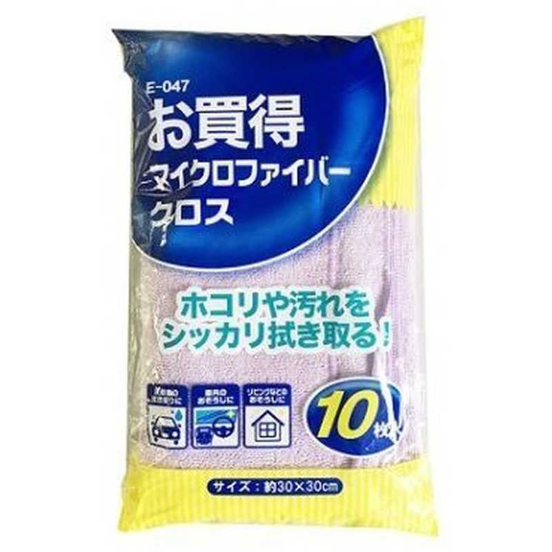 【商品解説】●ホコリや汚れをシッカリ拭き取る！●無数のミクロ繊維が汚れや水分をきれいに拭き取ります。●洗車後の拭き取りに●車内のおそうじに●リビングなどのおそうじに●品番： E-047●材質： ポリエステル、ナイロン●商品サイズ（WxH）： 300x300mm【スペック】●型式：E047（E047）●JANコード：4903717080913この商品は宅配便でお届けする商品です出荷可能日から最短日時でお届けします。※出荷完了次第メールをお送りします。配送サービス提供エリアを調べることができます「エリア検索」をクリックして、表示された画面にお届け先の郵便番号7桁を入力してください。ご購入可能エリア検索お買い上げ合計3,980円以上で送料無料となります。※3,980円未満の場合は、一律550円（税込）となります。●出荷可能日から最短日時でお届けします。（日時指定は出来ません。）　※お届け時に不在だった場合は、「ご不在連絡票」が投函されます。　「ご不在連絡票」に記載された宅配業者の連絡先へ、再配達のご依頼をお願いいたします。●お届けは玄関先までとなります。●宅配便でお届けする商品をご購入の場合、不用品リサイクル回収はお受けしておりません。●全て揃い次第の出荷となりますので、2種類以上、または2個以上でのご注文の場合、出荷が遅れる場合があります。詳細はこちら■商品のお届けについて商品の到着日については、出荷完了メール内のリンク（宅配業者お荷物お問い合わせサービス）にてご確認ください。詳しいお届け目安を確認する1度の注文で複数の配送先にお届けすることは出来ません。※注文時に「複数の送付先に送る」で2箇所以上への配送先を設定した場合、すべてキャンセルとさせていただきます。