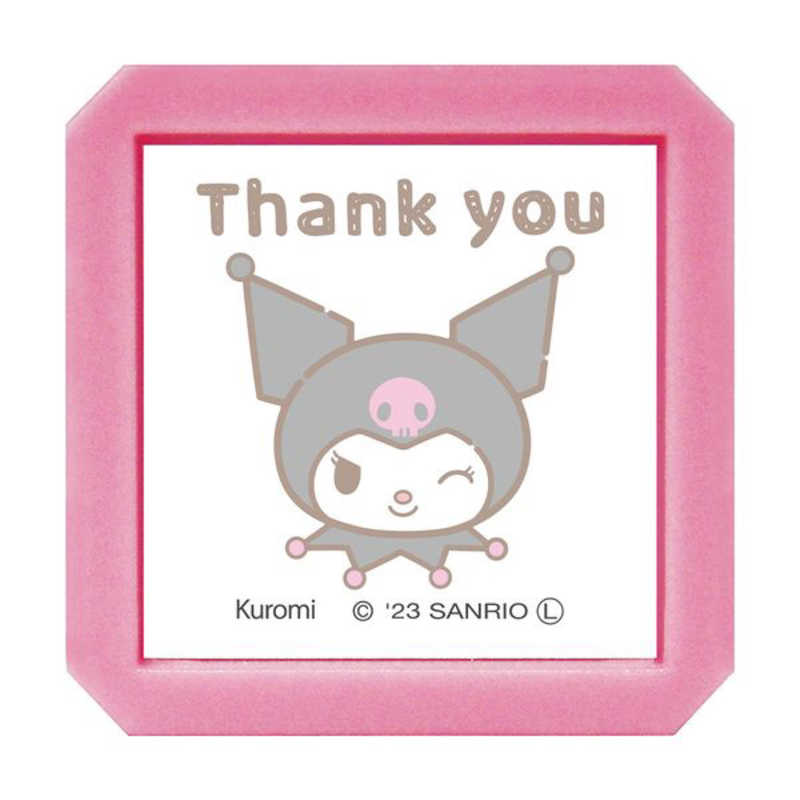 Work Tools - こどものかお　サンリオキャラクターズ浸透印SQ クロミ Thank you　2411-014