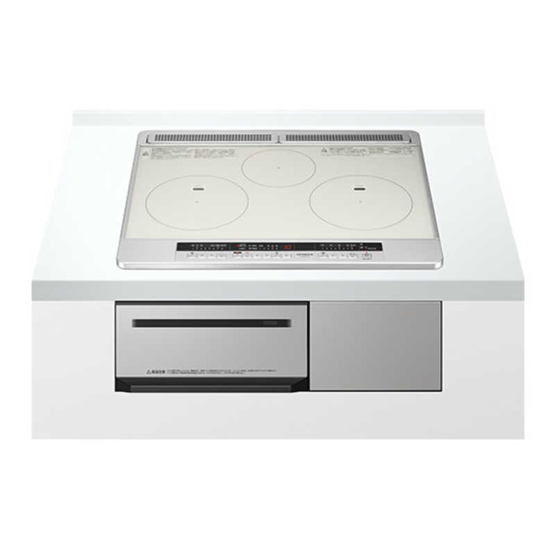 【商品解説】●「ラク旨グリル」でおいしく焼き上げ（水なし自動両面焼き）グリル部に日立独自の「ラク旨グリル」（波皿）を搭載。グリルのオート調理では、冷凍の「切身・干物」を解凍の手間なしでそのまま焼き上げることができます。その他にも魚の「丸焼き」や「肉・野菜」、過熱水蒸気を使った「揚げ物温め」などのオート調理を搭載。グリルドアにはグリル使用時のドア表面温度上昇を抑える「温度低減ドア」を採用。●焼き網を使用しないからお手入れラクラク日立独自の深皿採用の「ラク旨グリル」が、肉や魚の庫内への油跳ねをガードするので、庫内が汚れにくくお掃除の手間が低減できます。　「ラク旨グリル」は表面がフッ素コートで汚れがこびりつきにくく、焼き網を使用しないから洗いやすく調理後のお手入れがラクラク。●IH便利機能（「適温調理」「調理モード」）でむずかしい火加減も簡単においしく設定した油の温度を自動でキープする「適温調理」（揚げ物）と、メニュー（卵焼き、焼き物）に合わせて設定火力を自動でキープする「調理モード」を搭載。むずかしい火加減も自動で制御するので簡単においしく仕上がります。【スペック】●型式：HT-M7STF(S)（HTM7STF）●JANコード：4549873134307本体サイズ（高さ×幅×奥行）：234mm×600mm×552mmグリル庫内有効寸法（高さ×幅×奥行）：111mm×272mm×369mm本体重量：16.0kg種類：ビルトインタイプヒータ数：3口IHヒーター仕様（コンロ）：火力：左右IH3.0kW、後ろIH1.6kWヒーター仕様（グリル）：シーズヒーター、（上）1.2kW/（下）1.2kW主な仕様・特長（グリル）：手動740W相当 920W相当 1.2kW 3段階トッププレート幅：60cm揚げ物調理機能：適温調理：○ 右IH音声ガイド：無安全機能：切り忘れ防止機能：○/過熱防止自動停止機能：○/温度低減ドア採用電圧：200V消費電力：5.8kW付属品：ラク旨グリル仕様1：電圧-総消費電力：単相200V-5.8kW仕様2：トッププレート幅：60cm仕様3：タイマー残り時間表示：選択1か所：IH9時間、グリル29分この商品は宅配便でお届けする商品です出荷可能日から最短日時でお届けします。※出荷完了次第メールをお送りします。配送サービス提供エリアを調べることができます「エリア検索」をクリックして、表示された画面にお届け先の郵便番号7桁を入力してください。ご購入可能エリア検索お買い上げ合計3,980円以上で送料無料となります。※3,980円未満の場合は、一律550円（税込）となります。●出荷可能日から最短日時でお届けします。（日時指定は出来ません。）　※お届け時に不在だった場合は、「ご不在連絡票」が投函されます。　「ご不在連絡票」に記載された宅配業者の連絡先へ、再配達のご依頼をお願いいたします。●お届けは玄関先までとなります。●宅配便でお届けする商品をご購入の場合、不用品リサイクル回収はお受けしておりません。●全て揃い次第の出荷となりますので、2種類以上、または2個以上でのご注文の場合、出荷が遅れる場合があります。詳細はこちら■商品のお届けについて商品の到着日については、出荷完了メール内のリンク（宅配業者お荷物お問い合わせサービス）にてご確認ください。詳しいお届け目安を確認する1度の注文で複数の配送先にお届けすることは出来ません。※注文時に「複数の送付先に送る」で2箇所以上への配送先を設定した場合、すべてキャンセルとさせていただきます。