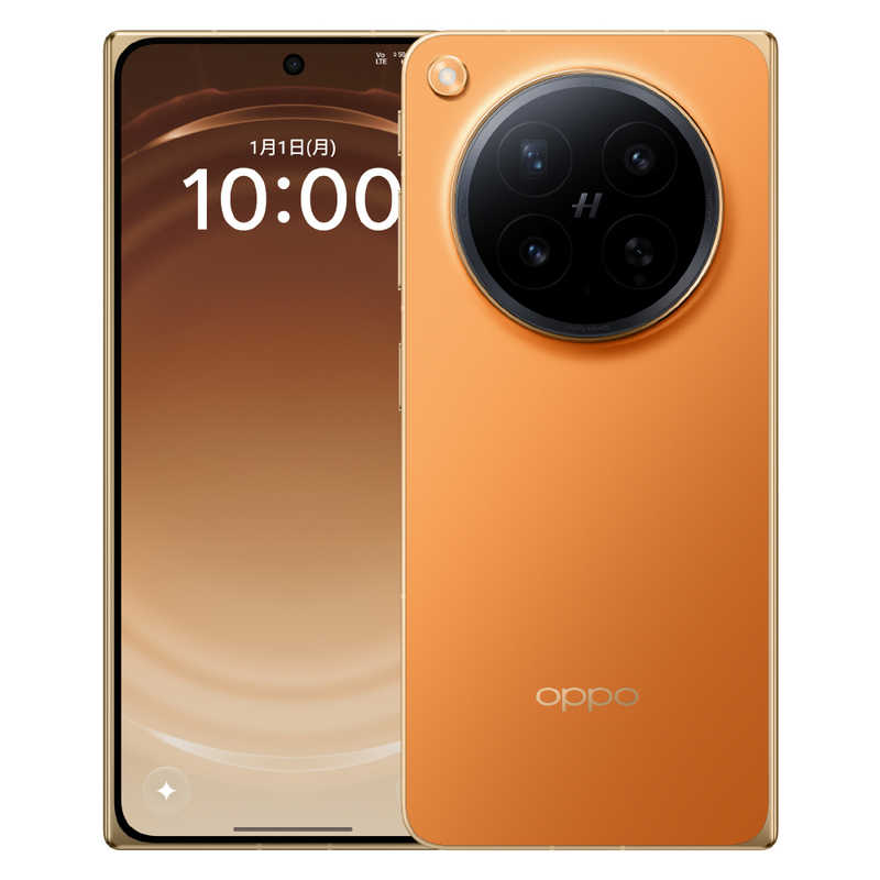 OPPO　SIMフリースマートフォン Find N6 Snapdragon 8 Elite Gen 5 約8.1インチ 16GB/512GB ブロッサムオレンジ　CPH2765OR