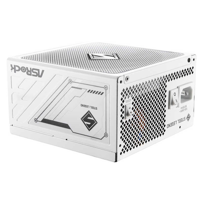コジマ楽天市場店のASROCK　ASRock Steel Legend 850w 白筐体 ［850W /ATX /Gold］　SL-850GW｜アングル3