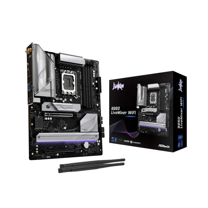 ASROCK　ASRock B860 LiveMixer WiFi　B860LiveMixerWiFi